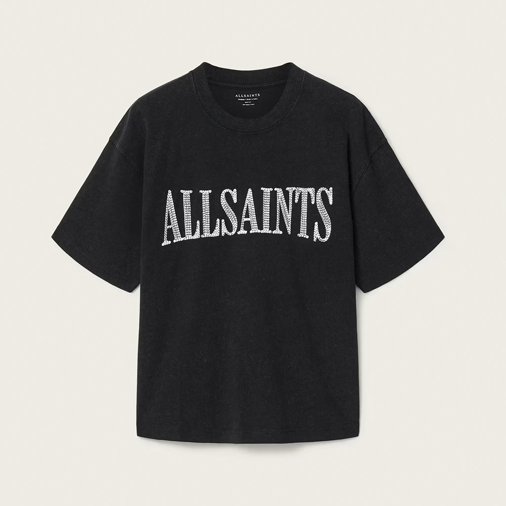 AllSaints Dash Short Sleeve Boxy T-Shirt