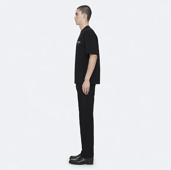AllSaints Underground Oversized Cotton T-Shirt Jet Black