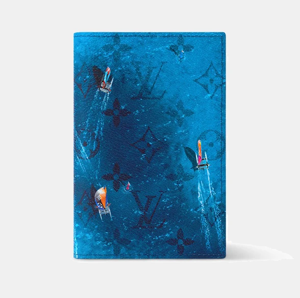Обложка для паспорта Louis Vuitton Passport Cover Monogram Sports & Leisure Navy