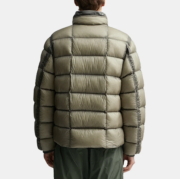 C.P. Company D.D. Shell Hooded Medium Down Jacket Vintage Khaki
