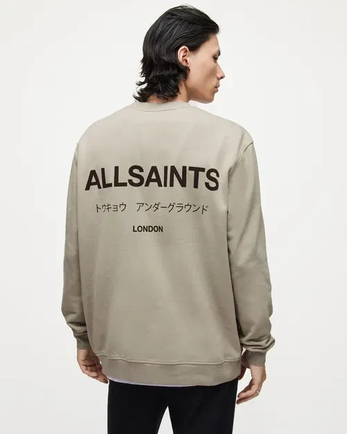 картинка Underground Crew Sweatshirt Beidge магазин Одежда+ являющийся официальным дистрибьютором в России 
