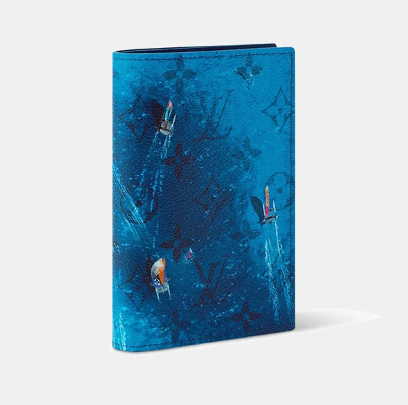 Обложка для паспорта Louis Vuitton Passport Cover Monogram Sports & Leisure Navy