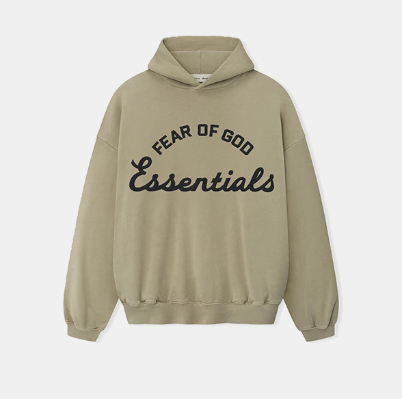 Fear of God ESSENTIALS Training 90s Hoodie Faded Dune 2026