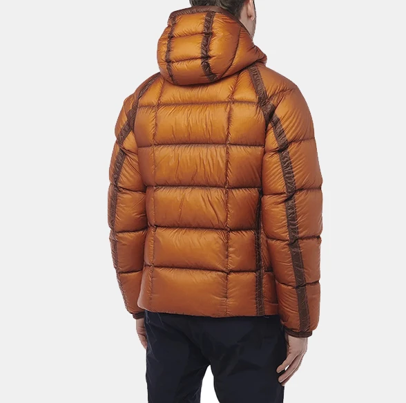 C.P. Company D.D. Shell Hooded Down Jacket Orange