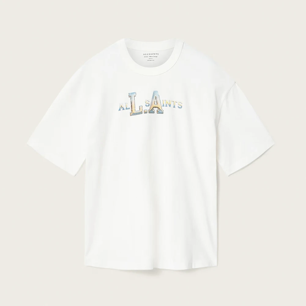 AllSaints Angelino Boxy Short Sleeve Graphic T-Shirt