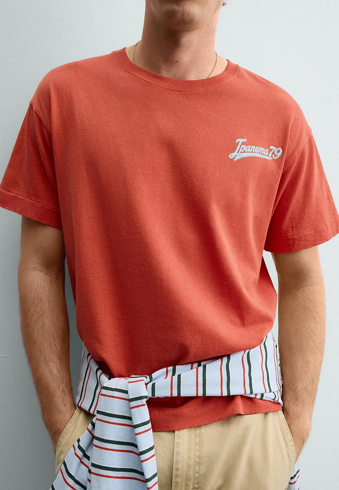 Zara January 20 T-Shirt Rio de Janeiro Limited Edition Orange