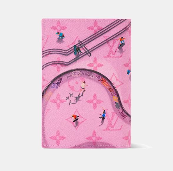 Обложка для паспорта Louis Vuitton Passport Cover Monogram Sports & Leisure Pink