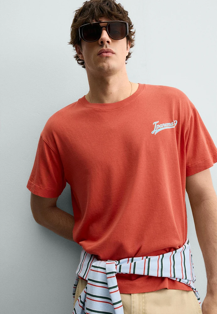 Zara January 20 T-Shirt Rio de Janeiro Limited Edition Orange
