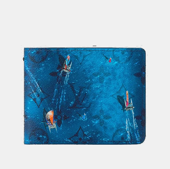 Бумажник Louis Vuitton Multiple Wallet Monogram Sports & Leisure Navy