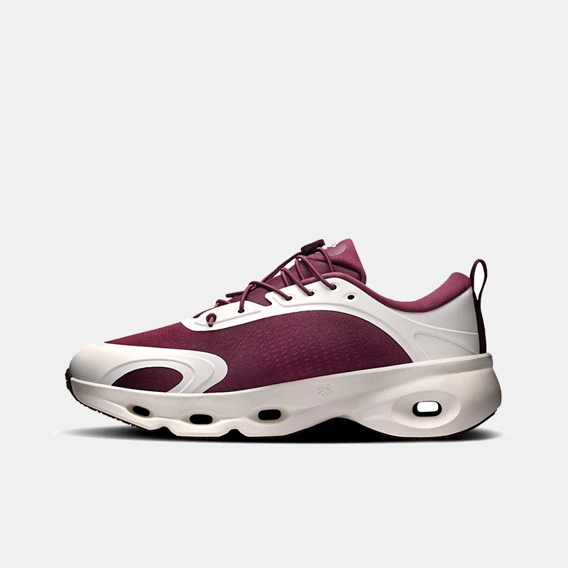 LOEWE × On Cloudsolo Sneaker Burgundy/Eggshell
