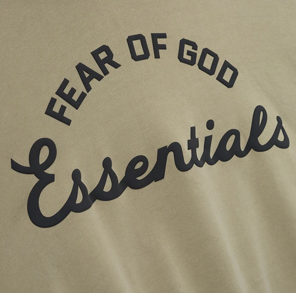 Fear of God ESSENTIALS Training 90s Hoodie Faded Dune 2026