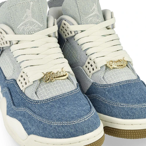 картинка Nike Air Jordan 4 Denim Worn Blue магазин Одежда+ являющийся официальным дистрибьютором в России 